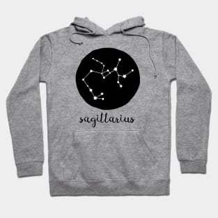Sagittarius Zodiac Constellation Astrological Sign Celestial Art Design Hoodie